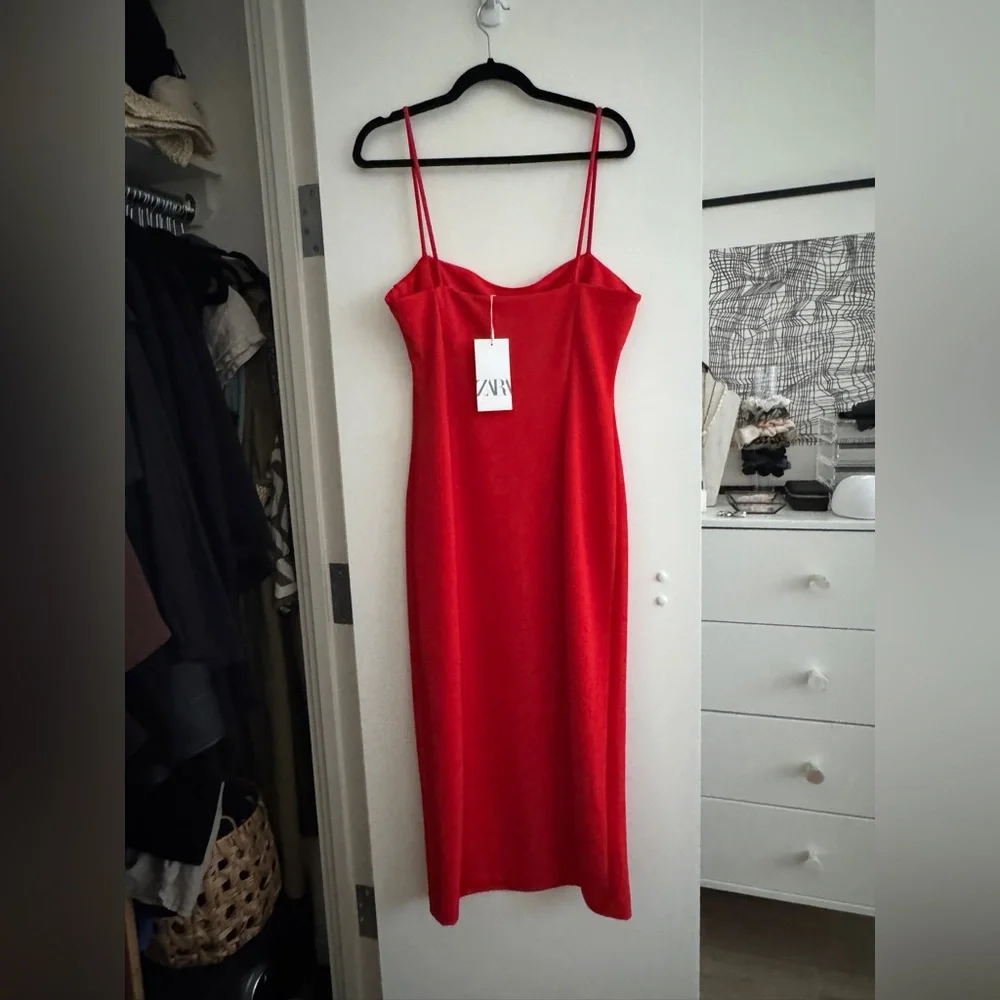 Zara Midi Dress | Size L | NWT - Picture 2 of 2